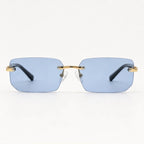 Marin Rimless Rectangular Shades - Marine - sunglasses - Eric Muller - Image 2