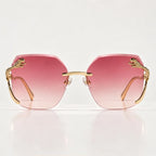 Marisa Panther Rimless Shades - Pearl Rose - sunglasses - Eric Muller - Image 2