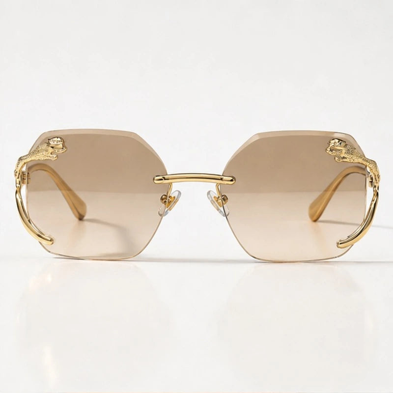 Marisa Panther Rimless Shades - Sand - sunglasses - Eric Muller - Image 2