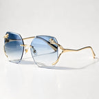 Marisa Panther Rimless Shades - Slate - Sunglasses - Eric Muller - Image 1