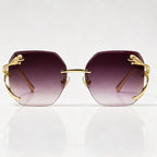 Marisa Panther Rimless Shades - Noir Rose - sunglasses - Eric Muller - Image 2