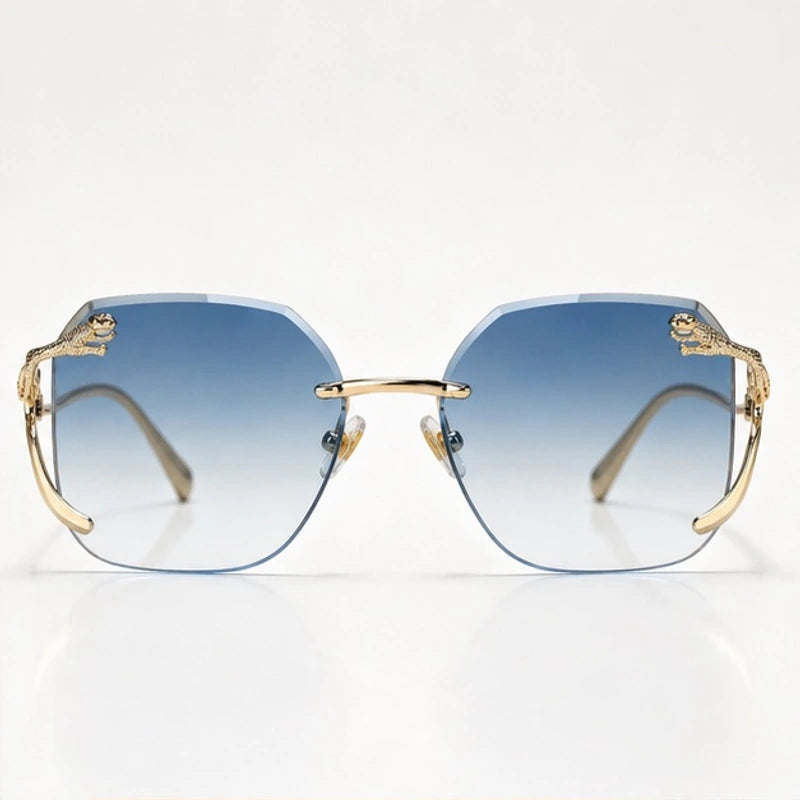 Marisa Panther Rimless Shades - Slate - sunglasses - Eric Muller - Image 2
