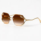 Marisa Panther Rimless Shades - Amber - Sunglasses - Eric Muller - Image 1