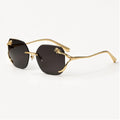Marisa Panther Rimless Shades - Onyx - Sunglasses - Eric Muller - Image 1