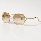 Marisa Panther Rimless Shades - Sand - Sunglasses - Eric Muller - Image 1