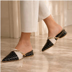 Meliora Croc-Embossed Mules - Black - Women's Footwear > Mules - Eric Muller - Image 2