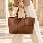 Melusine Women's Woven Bow-Tie Tote Bag - Brown - Accessories | Woman - Eric Muller - Image 2