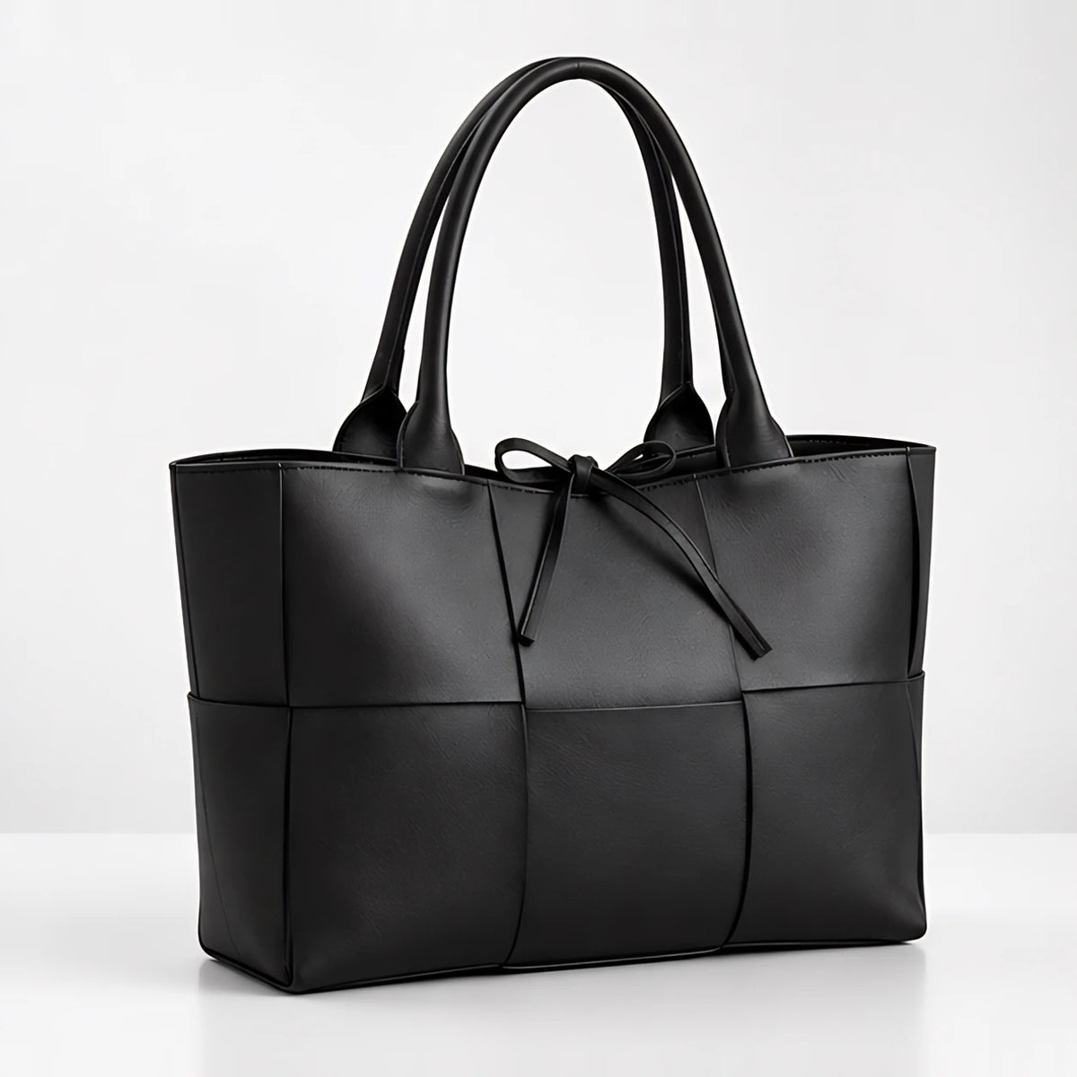 Melusine Women's Woven Bow-Tie Tote Bag - Black - Women's Accessories > Bags > Tote Bags - Eric Muller - Image 1
