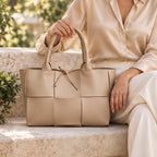 Melusine Women's Woven Bow-Tie Tote Bag - Beige - Bag Accessories | Woman - Eric Muller - Image 3