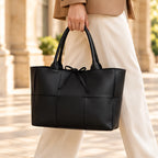 Melusine Women's Woven Bow-Tie Tote Bag - Black - Accessories | Woman - Eric Muller - Image 2