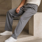 Mercer Men's Pleated Wide Straight-Leg Pants - Gray - Shopping Category: Bottoms - Eric Muller - Image 5