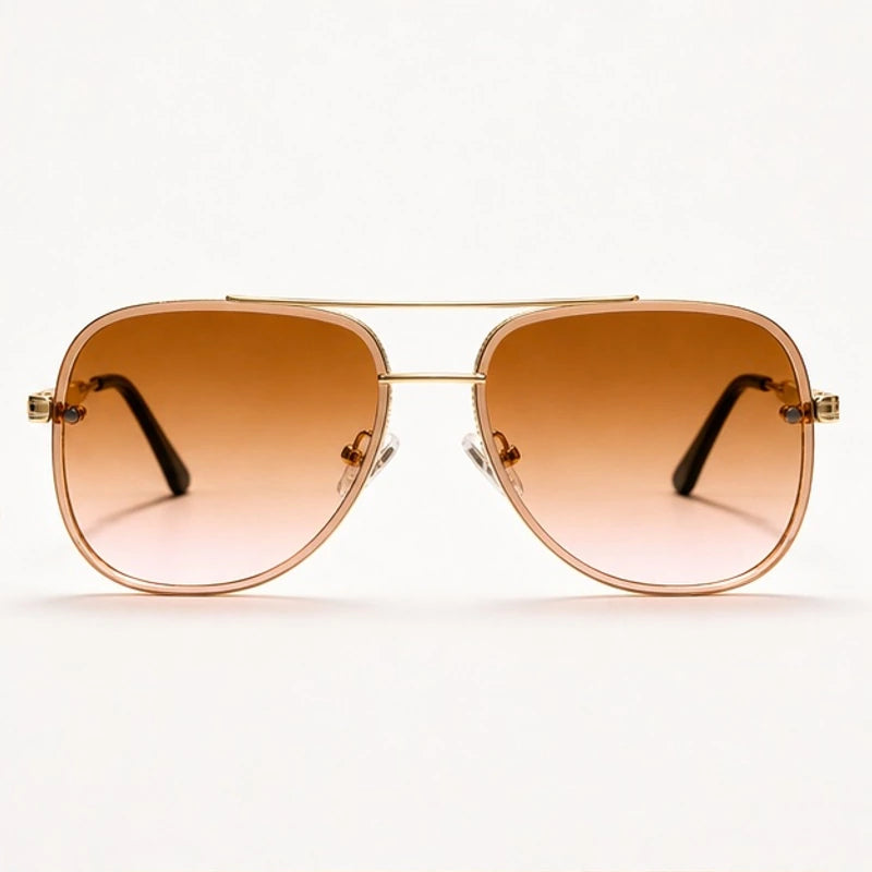 Merrin Oversized Aviator Shades - Ember - sunglasses - Eric Muller - Image 2
