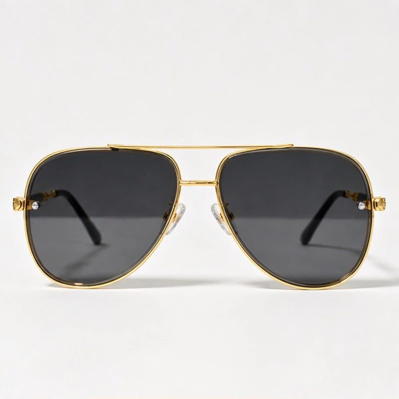 Merrin Oversized Aviator Shades - Onyx - sunglasses - Eric Muller - Image 2