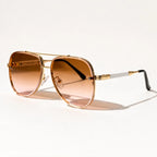 Merrin Oversized Aviator Shades - Ember - Sunglasses - Eric Muller - Image 1