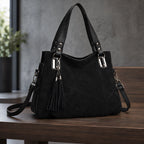 Mireya Women's Leather Shoulder Bag - Black - Bags & Accessories > Handbags > Leather Handbags - Eric Muller - Image 2