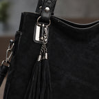 Mireya Women's Leather Shoulder Bag - Black - female - Eric Muller - Image 3