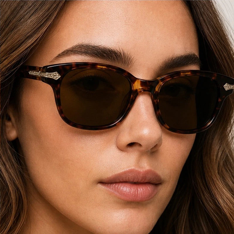 Monroe Frost Shades - Leopard - cat-eye sunglasses - Eric Muller - Image 3