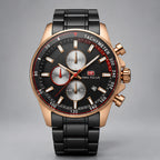 Montford Men's Quartz Chronomaster Watch 39mm - Midnight Rose Gold - Accessories > Watches > Chronograph Watches - Eric Muller - Image 2
