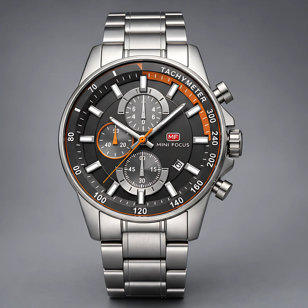 Montford Men's Quartz Chronomaster Watch 39mm - Silver - Accessories > Watches > Chronograph Watches - Eric Muller - Image 2