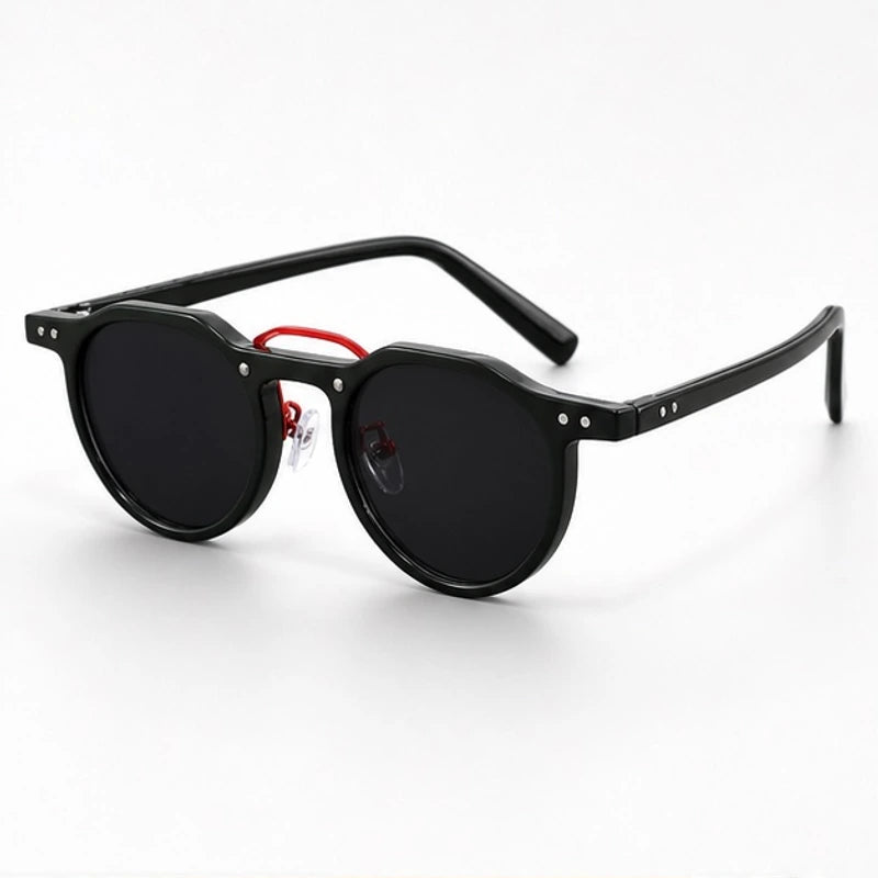 Nara Retro Shades - Black Red - Sunglasses - Eric Muller - Image 1