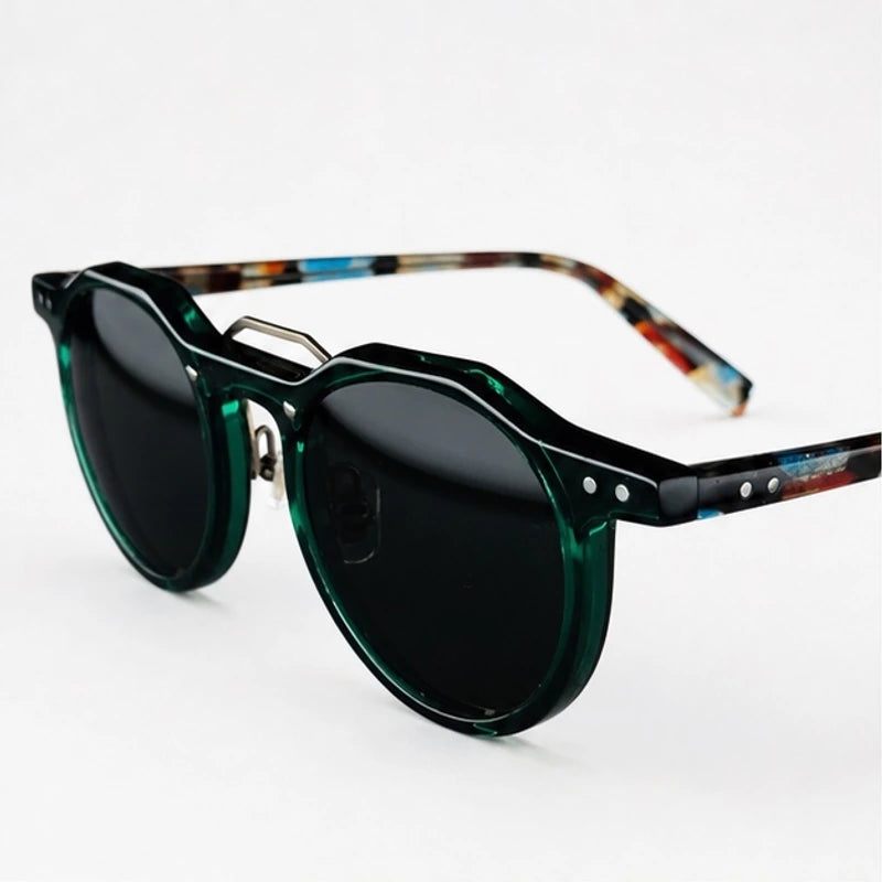 Nara Retro Shades - Jade Tortoise - Sunglasses - Eric Muller - Image 1