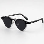 Nara Retro Shades - Black Silver - Sunglasses - Eric Muller - Image 1