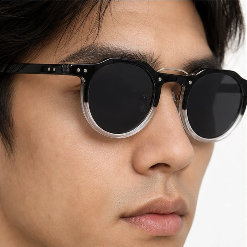 Nara Retro Shades - Black Silver - retro sunglasses - Eric Muller - Image 3