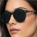 Nara Retro Shades - Jade Tortoise - retro sunglasses - Eric Muller - Image 3