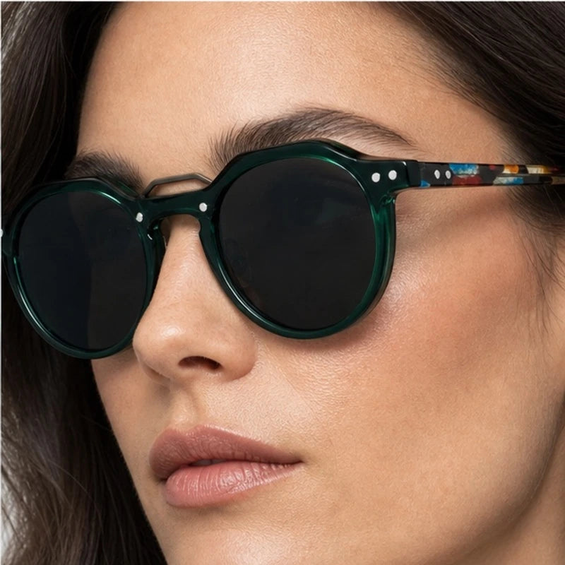 Nara Retro Shades - Jade Tortoise - retro sunglasses - Eric Muller - Image 3