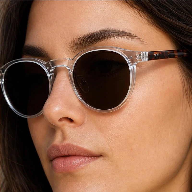Nara Retro Shades - Clear Brown - acetate frame - Eric Muller - Image 4