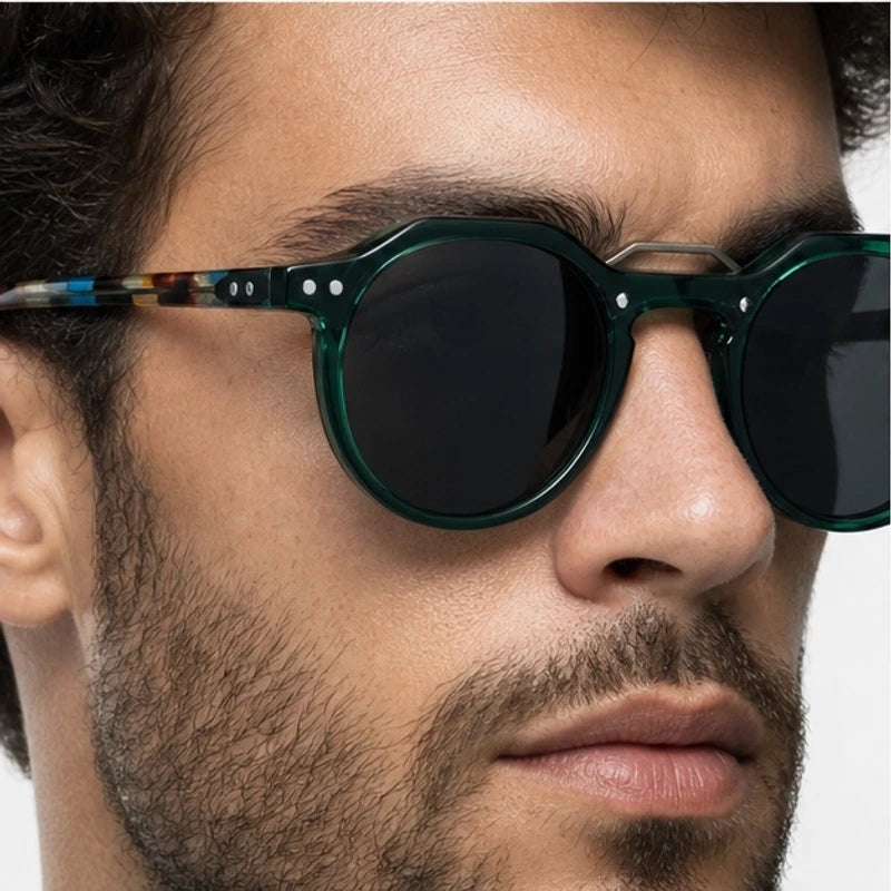 Nara Retro Shades - Jade Tortoise - acetate frame - Eric Muller - Image 4