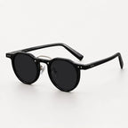 Nara Retro Shades - Black Gray - Sunglasses - Eric Muller - Image 1