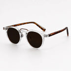 Nara Retro Shades - Clear Brown - Sunglasses - Eric Muller - Image 1