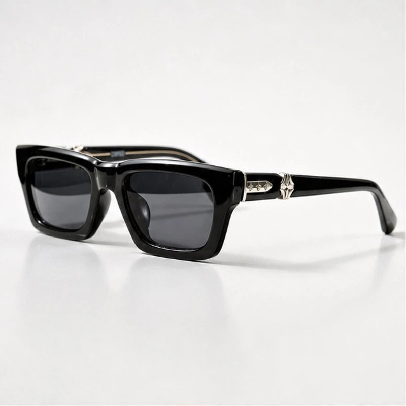 Nevra Rectangular Shades - Noir - Sunglasses - Eric Muller - Image 1