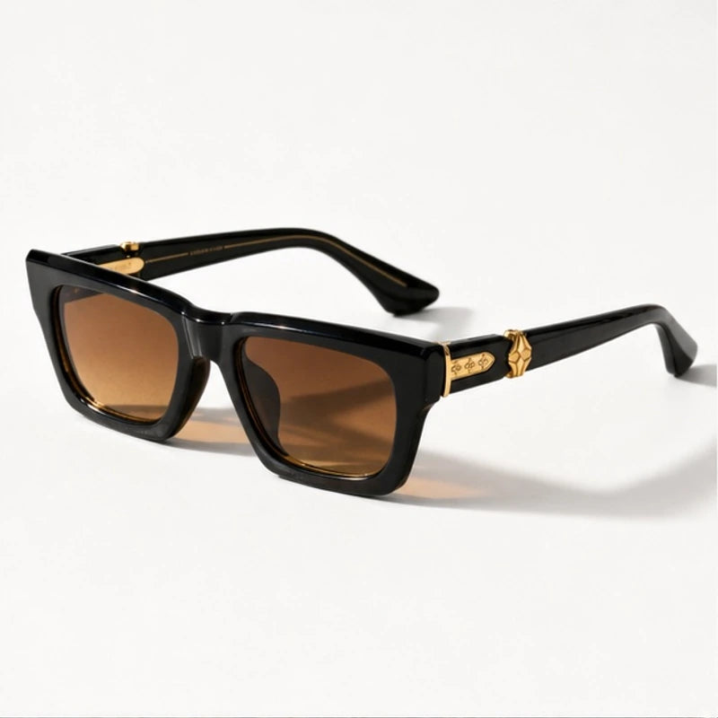 Nevra Rectangular Shades - Onyx - Sunglasses - Eric Muller - Image 1
