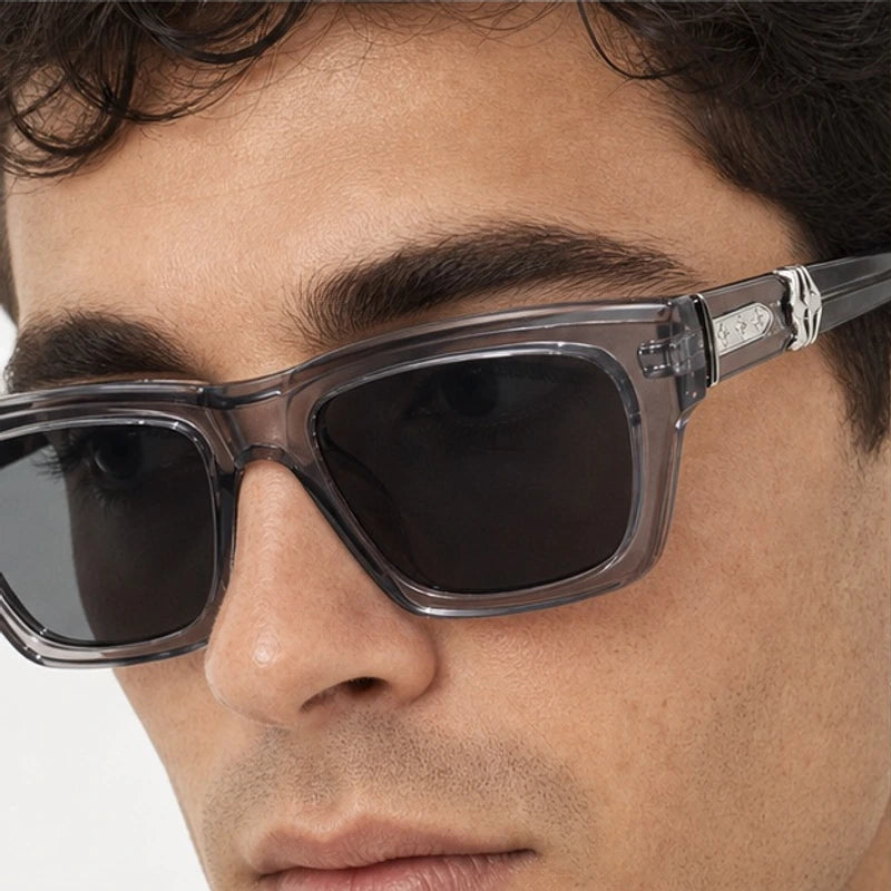 Nevra Rectangular Shades - Ash - rectangular sunglasses - Eric Muller - Image 3