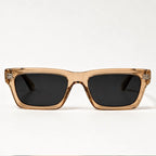 Nevra Rectangular Shades - Champagne - sunglasses - Eric Muller - Image 2