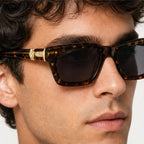 Nevra Rectangular Shades - Havana - rectangular sunglasses - Eric Muller - Image 3