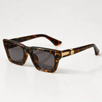 Nevra Rectangular Shades - Havana - Sunglasses - Eric Muller - Image 1