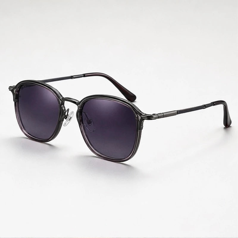 Nico Metal Shades - Purple Gunmetal - Sunglasses - Eric Muller - Image 1