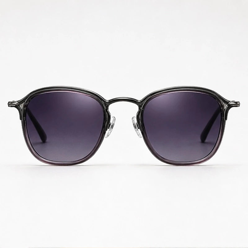 Nico Metal Shades - Purple Gunmetal - sunglasses - Eric Muller - Image 2