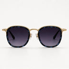 Nico Metal Shades - Blue Leopard - sunglasses - Eric Muller - Image 2