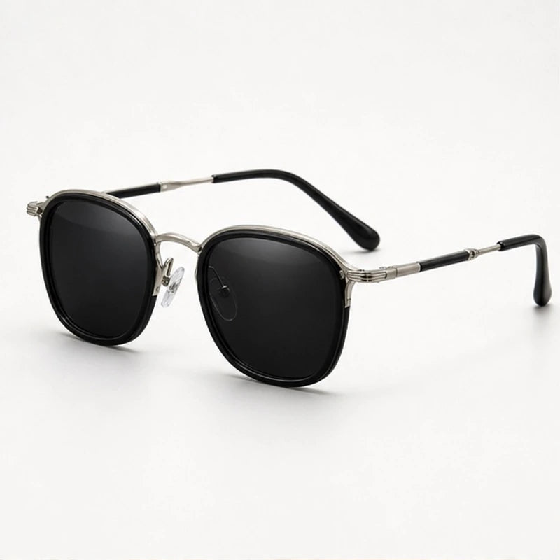 Nico Metal Shades - Silver - Sunglasses - Eric Muller - Image 1