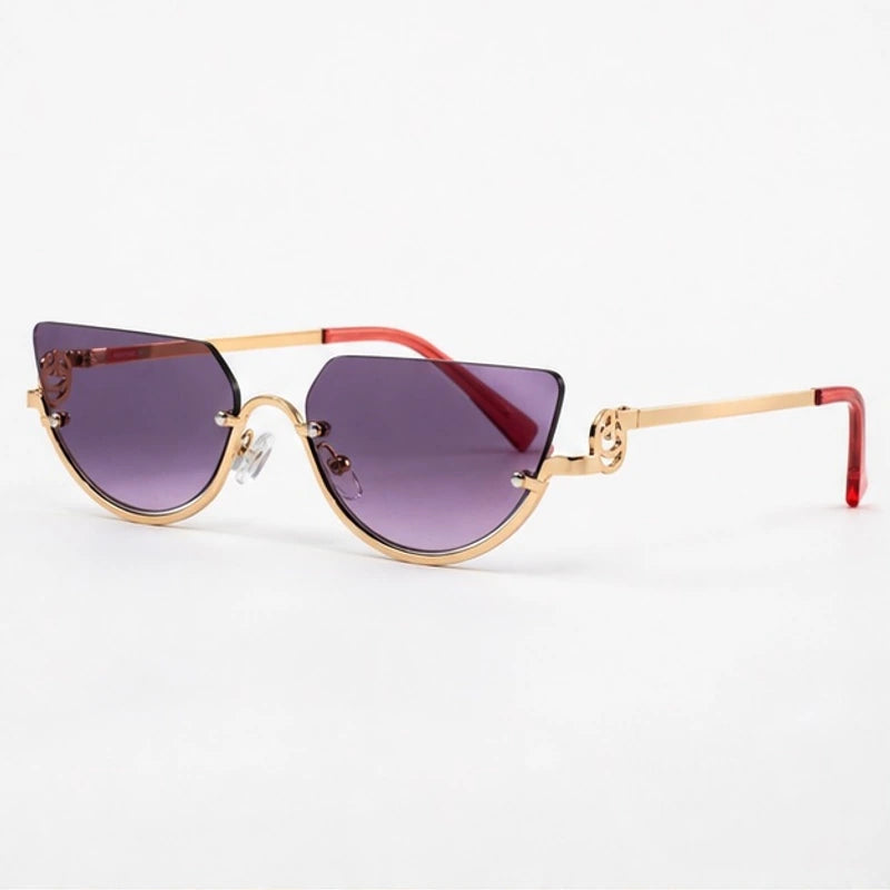Noelle Sculpted Cat-Eye Shades - Iris - Sunglasses - Eric Muller - Image 1