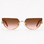 Noelle Sculpted Cat-Eye Shades - Sienna - sunglasses - Eric Muller - Image 2