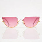 Noelle Sculpted Cat-Eye Shades - Petal - sunglasses - Eric Muller - Image 2