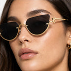 Noelle Sculpted Cat-Eye Shades - Haze - cat-eye sunglasses - Eric Muller - Image 3