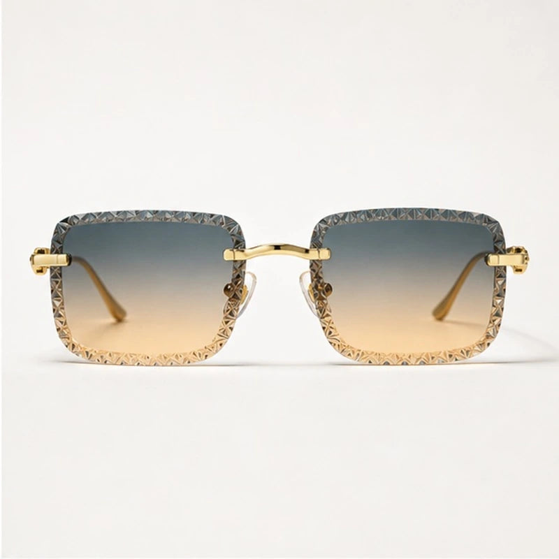 Nolan Rimless Rectangle Shades - Dusk - sunglasses - Eric Muller - Image 2