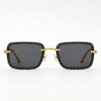 Nolan Rimless Rectangle Shades - Onyx - sunglasses - Eric Muller - Image 2