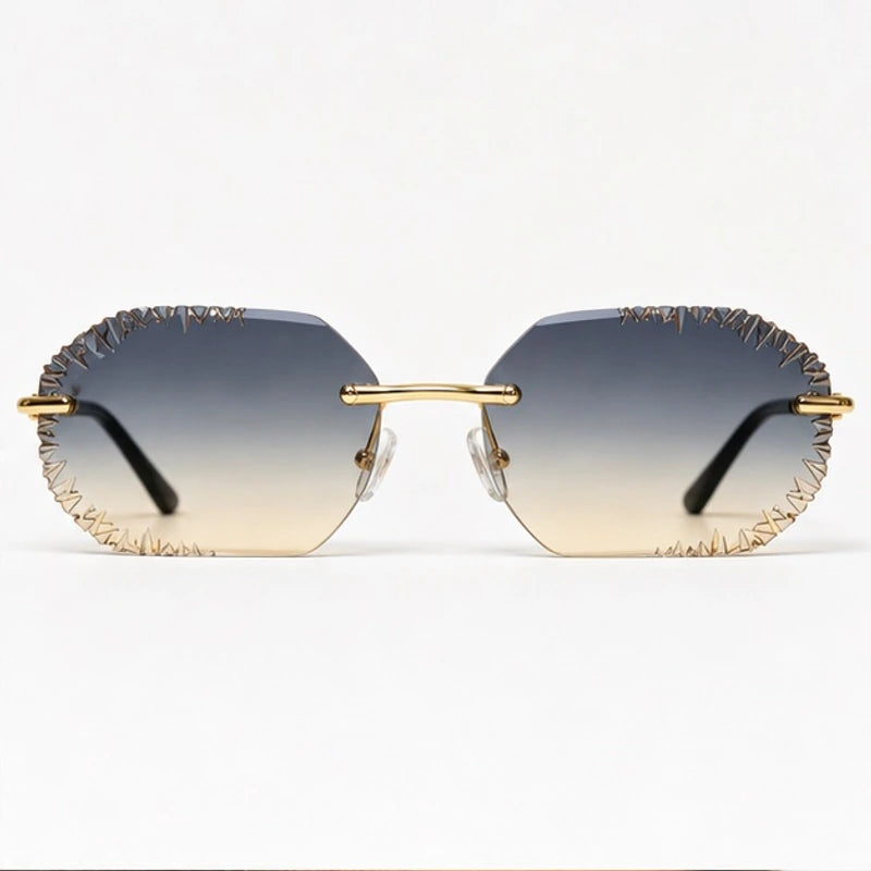 Oricco Rimless Shades - Smoke - sunglasses - Eric Muller - Image 2